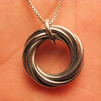 Woven Ring Pendant