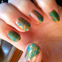 Tie-Dye Your Fingernails