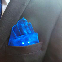 Proximity Pocket Square for Weddings or Spycraft