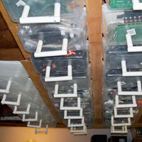 Clever Ceiling Storage