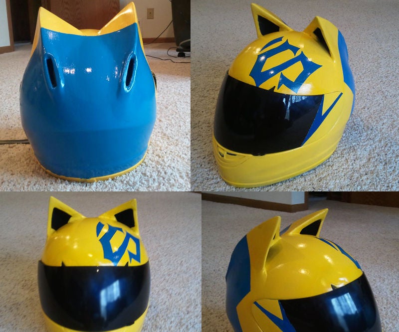 Celty Cosplay Helmet Modification 9 Steps With Pictures Celty Cosplay Helmet Modification 9 Steps With Pictures