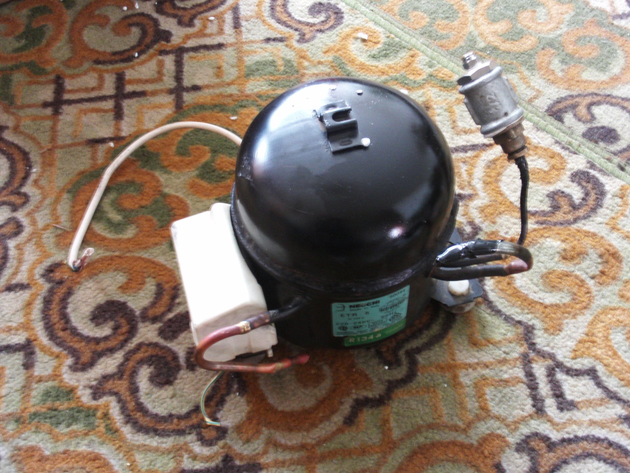 How to Modify a Fridge Compressor Into a Silent Air Compressor 3