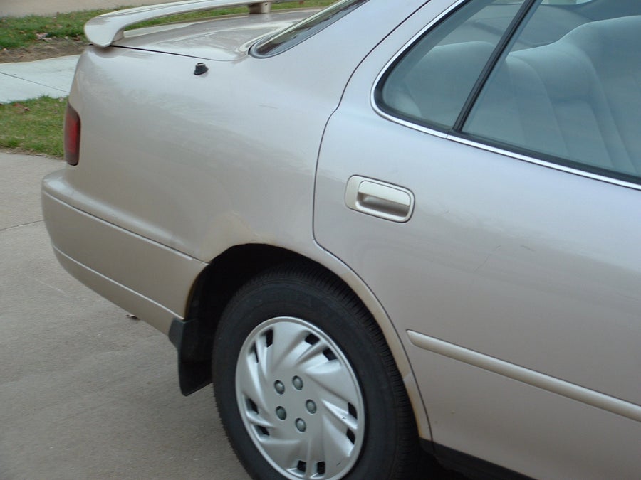 How To Fix Rust Around Your Wheel Wells 8 Steps With Pictures Instructables