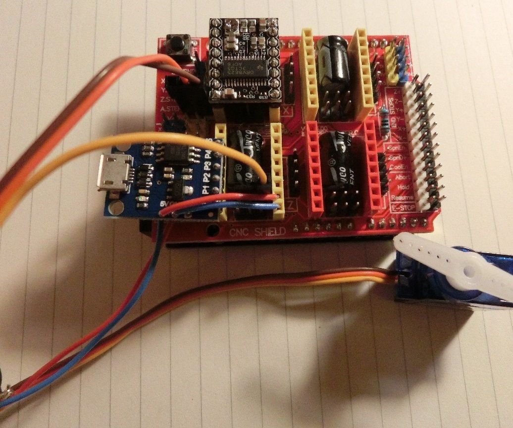 DRV8825 Compatible Servo Control With Digispark Arduino 4 Steps