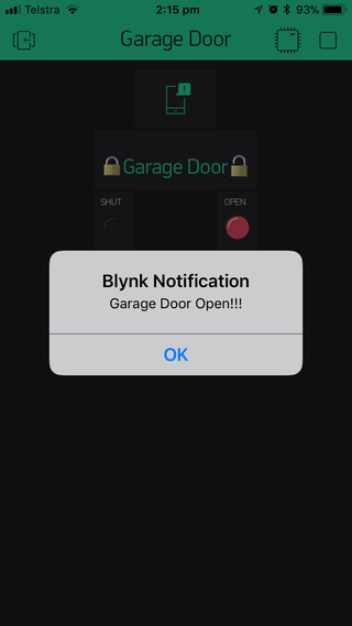 Arduino Garage Door Alarm With Blynk 3 Steps Instructables