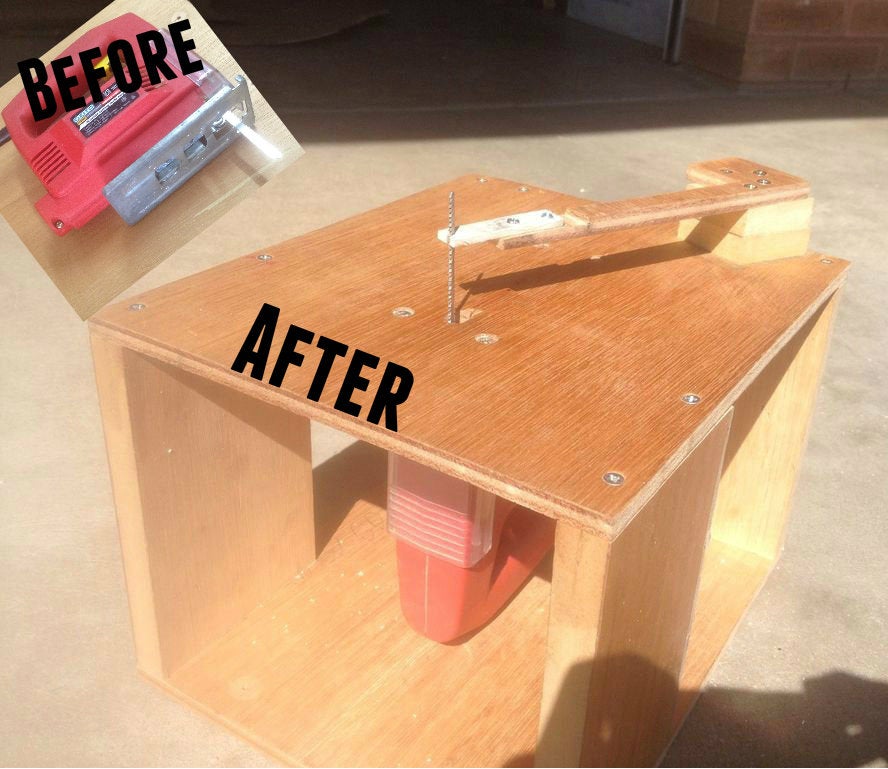 Convert Your Jigsaw Into A Scrollsaw 8 Steps With Pictures Instructables