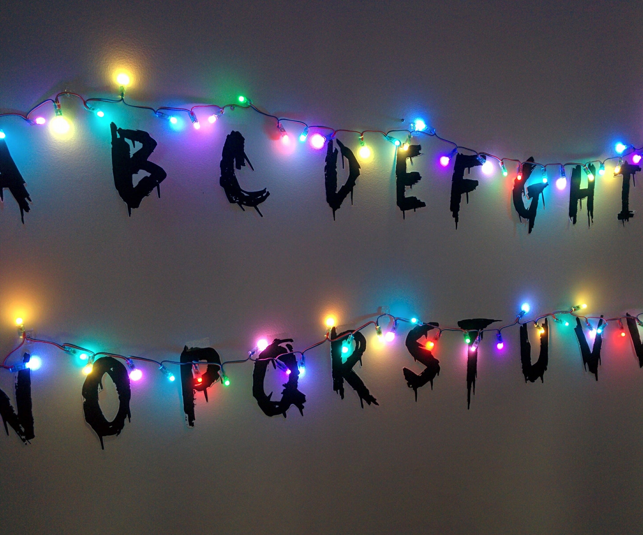 arduino based stranger things lights 5 steps with pictures light up things