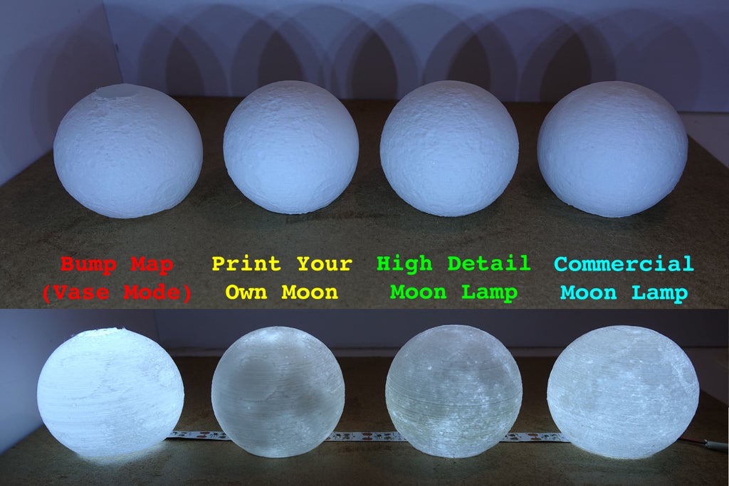 High Detailed Moon Lamp 18 Steps With Pictures Instructables