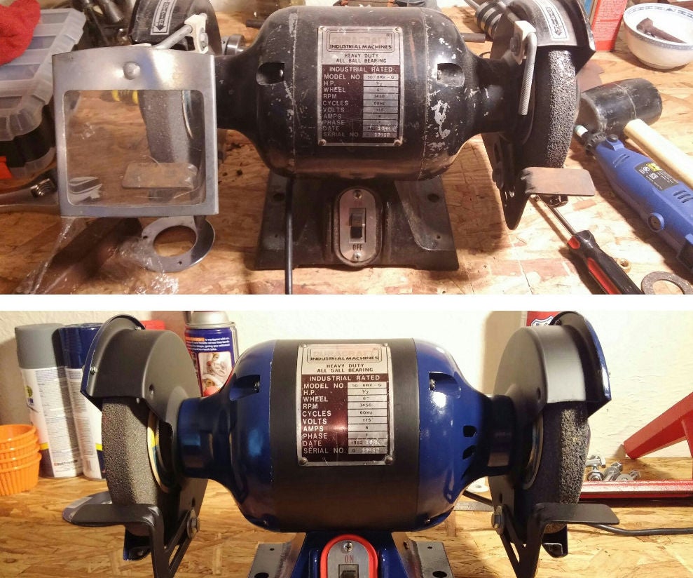 Bench Grinder Restoration 11 Steps Instructables