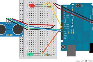Simple Arduino And Hc Sr04 Example 3 Steps Instructables
