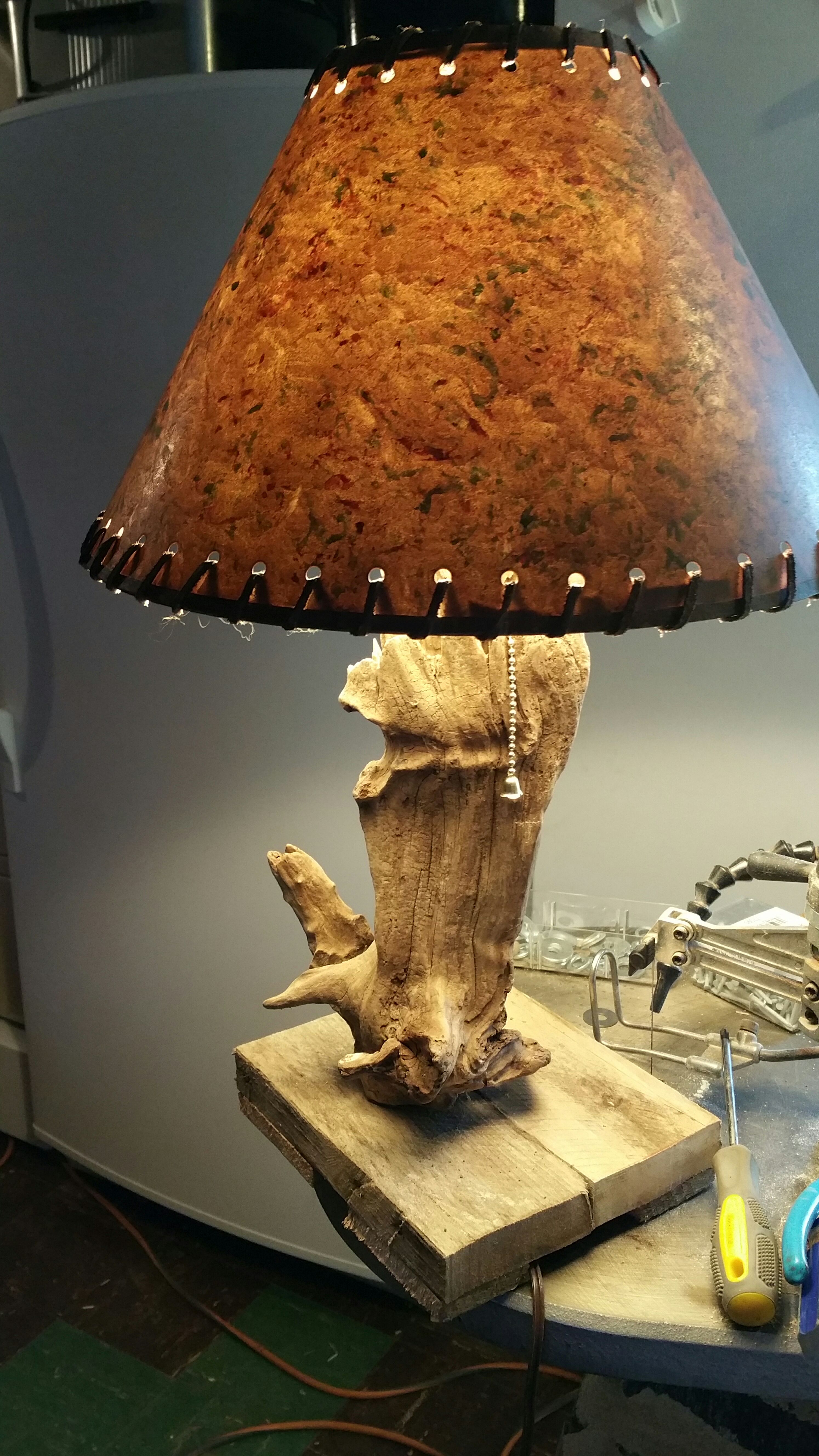 Driftwood Lamp 4 Steps With Pictures