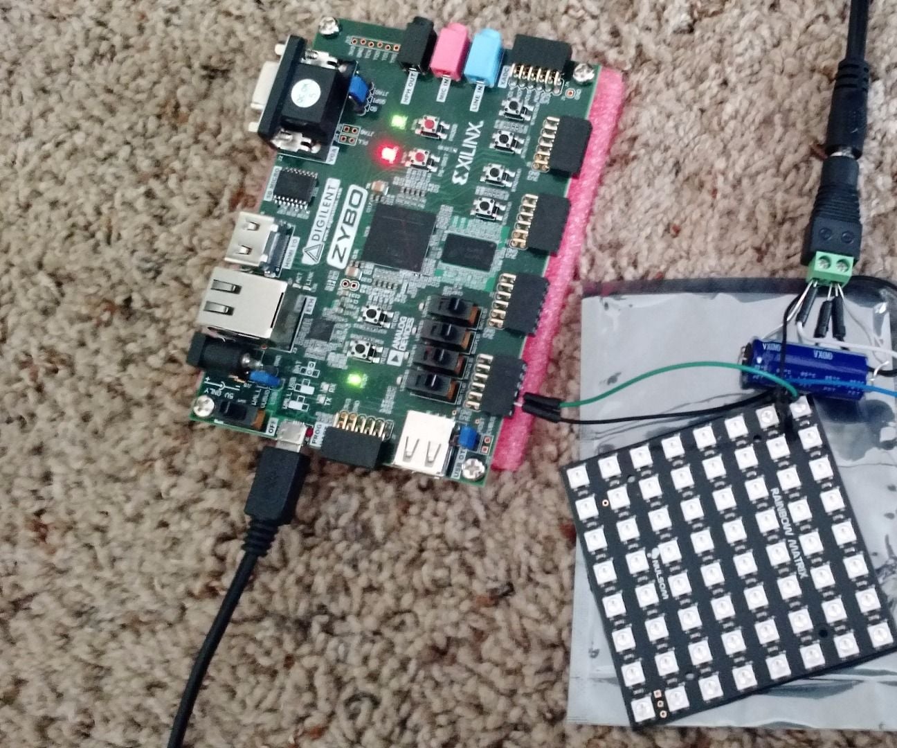 LED Music Visualizer With Zybo Board 18 Steps Instructables