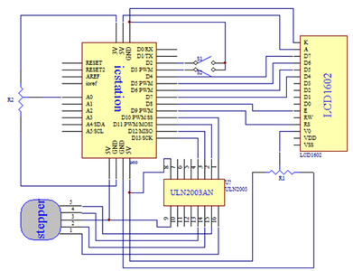 28BYJ-48 Stepper Motor Control System Based on Arduino With ULN2003