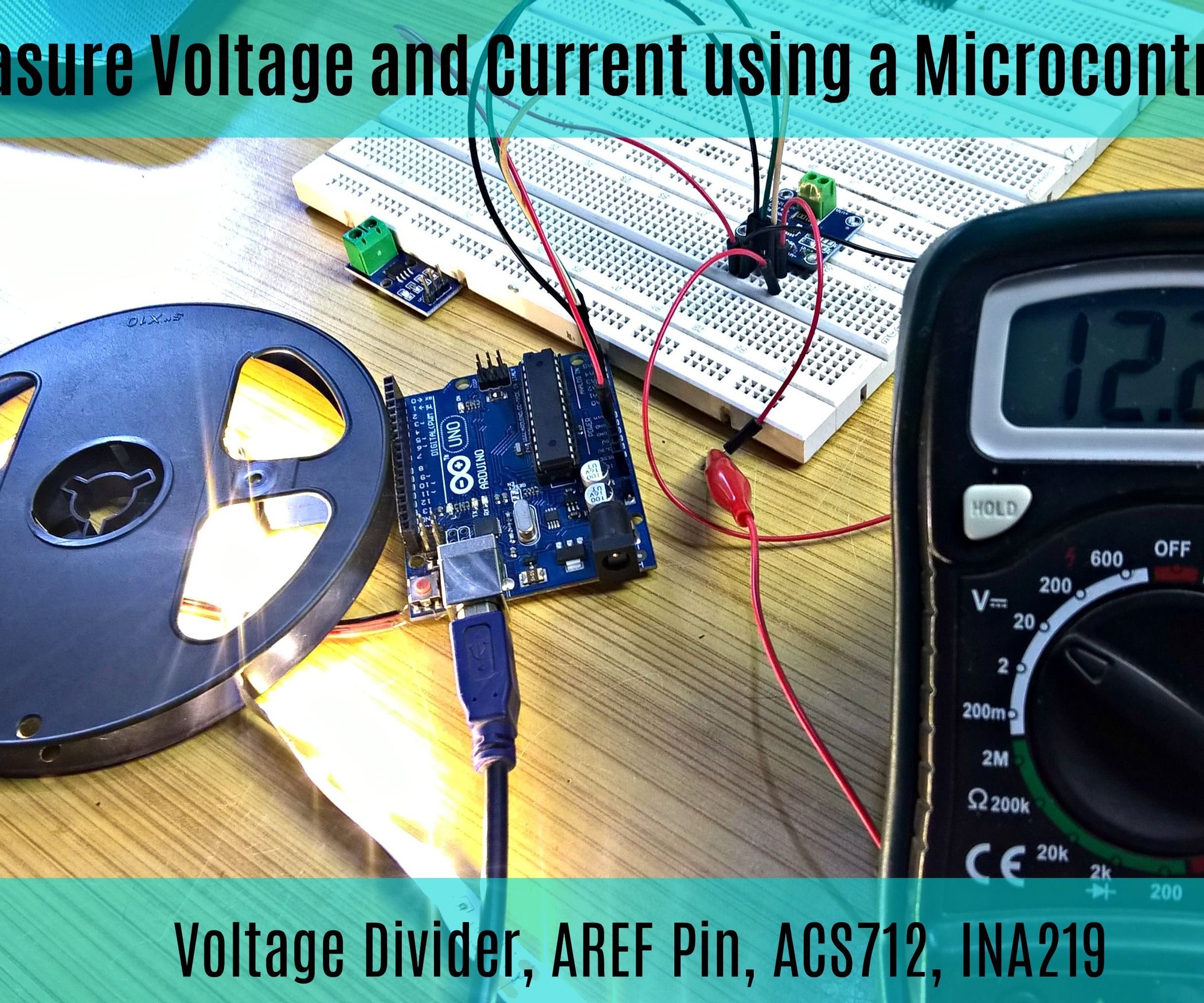 Measure Current and Voltage Using a Microcontroller Voltage Divider
