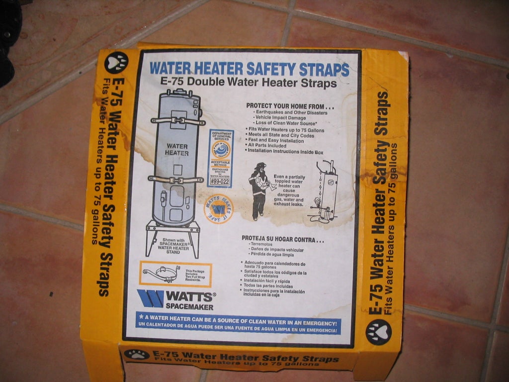 How To Secure Your Water Heater Against An Earthquake 8 Steps With Pictures Instructables