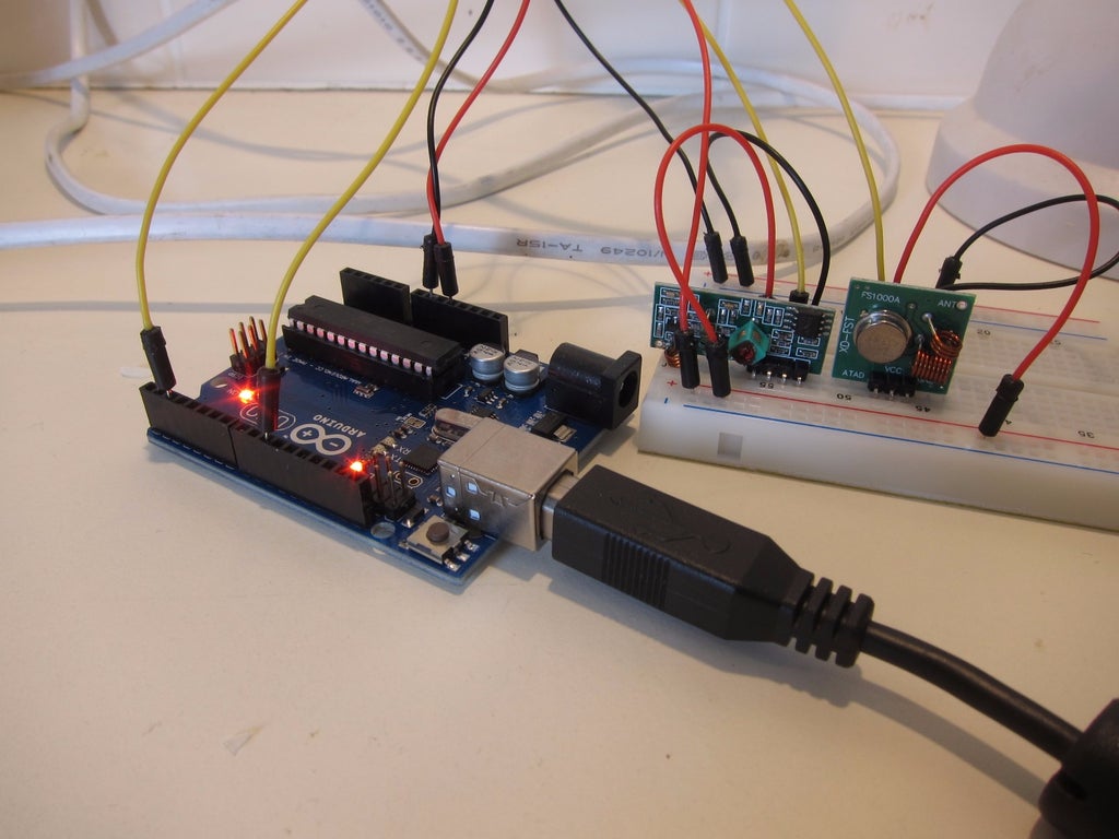 Decoding And Sending 433mhz Rf Codes With Arduino And Rc Switch 9 Steps With Pictures Instructables