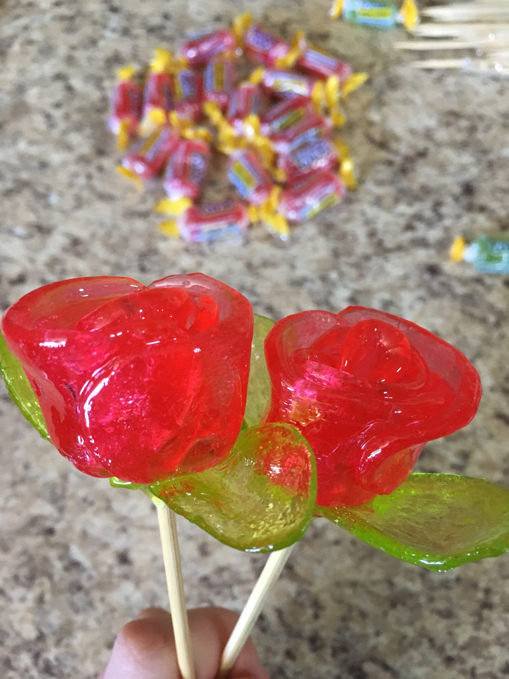How To Make Candy Flowers Out Of Jolly Ranchers