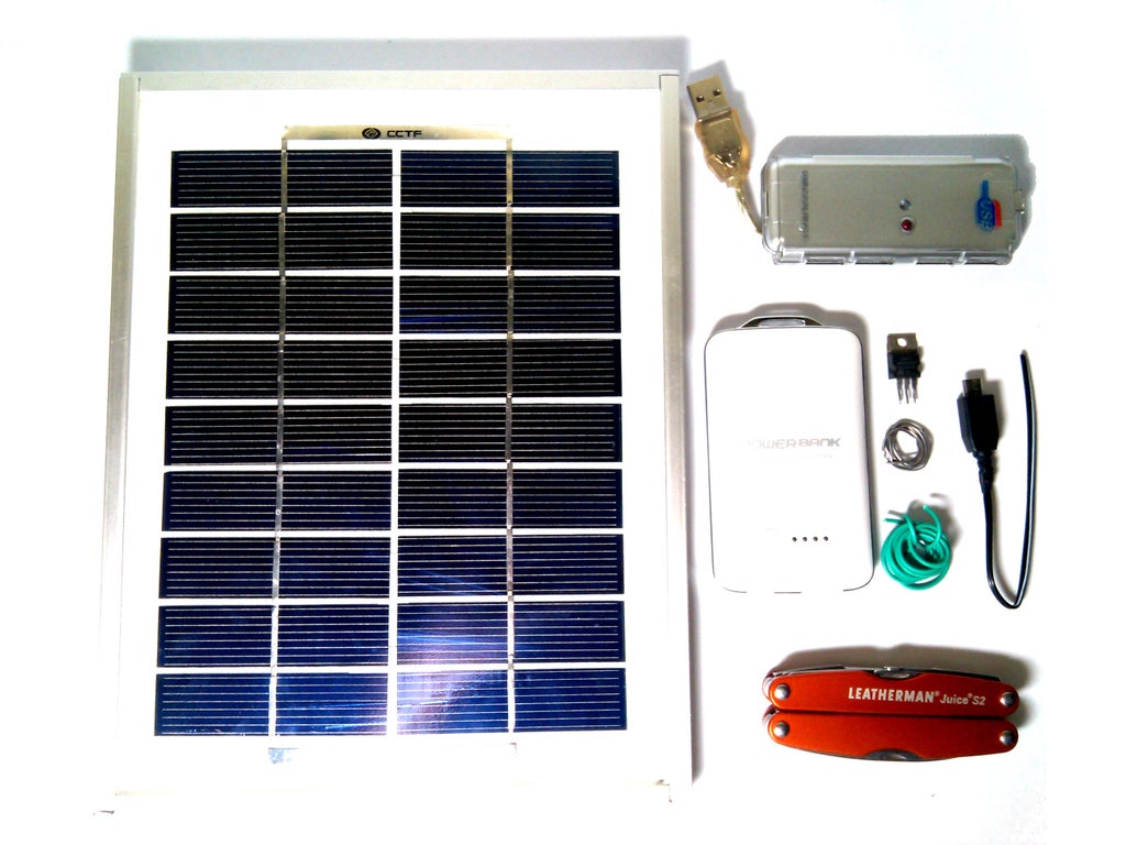 Diy Portable Usb Solar Charger 20 4 Ports 5 Steps With Pictures Instructables