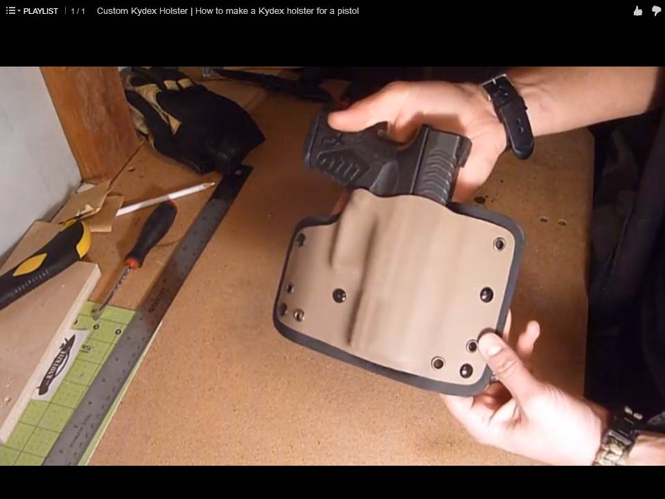 How To Make A Kydex Holster For Diy 4 Steps