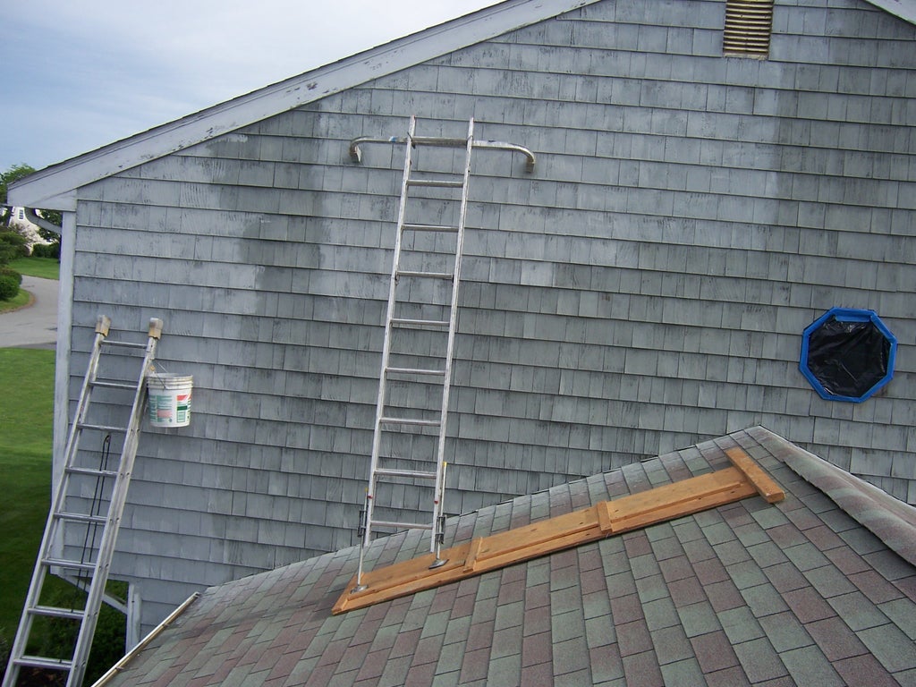 Safe Scaffolding For Painting Above An Attached Garage 4 Steps With Pictures Instructables