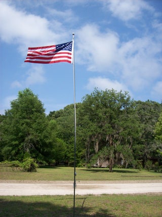 Build Your Own Flagpole 4 Steps Instructables