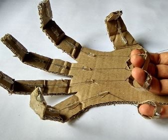 cardboard arm robotic