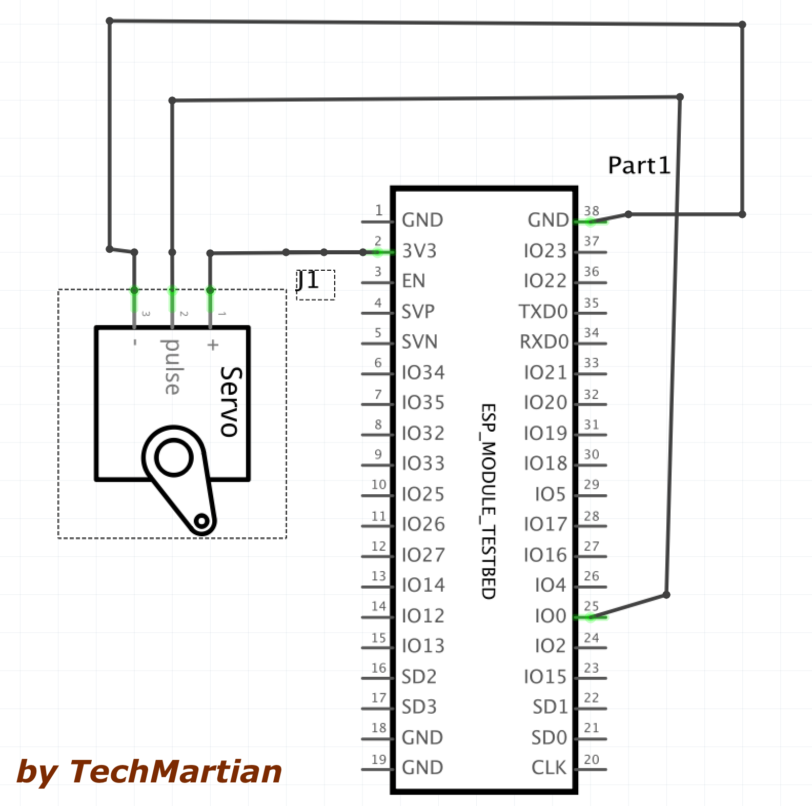 Interfacing Servo Motor With ESP32 | Trybotics