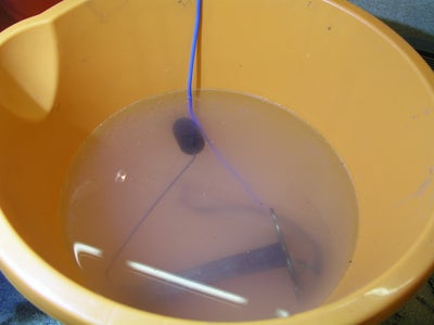 64 oz. red insulated plastic handled rice container with lid and spoon Electrolysis Rust Removal - Parts : 5 Steps - Instructables