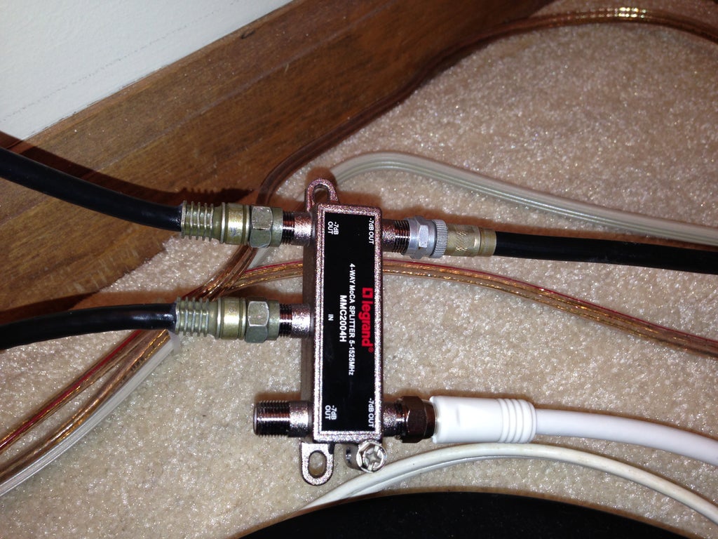 How To Set Up A Coax Moca Network 7 Steps Instructables