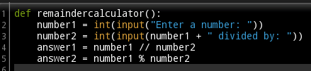 Simple Remainder Calculator in Python 3 : 10 Steps (with Pictures ...