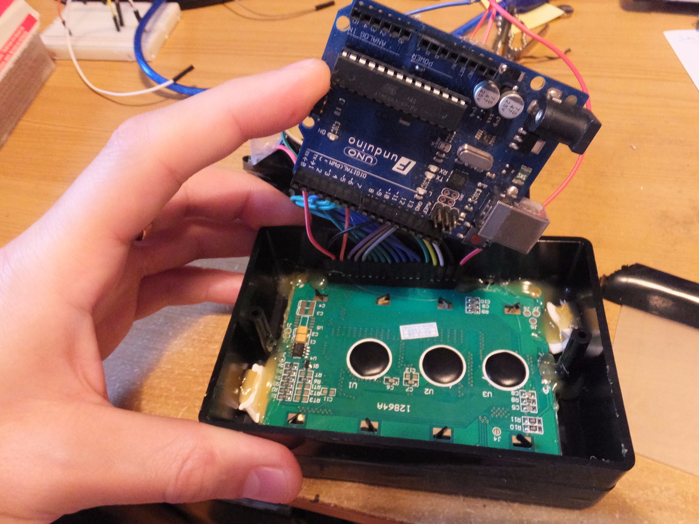 Arduino GPS Speedometer With a Ks0108 - 128x64 GLCD (display) | Trybotics