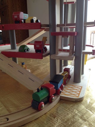 Plantoys Parking Garage Brio Conversion 5 Steps With Pictures Instructables