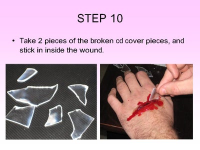 How To Create A Fake Cut Instructables How To Create A Fake Cut Instructables