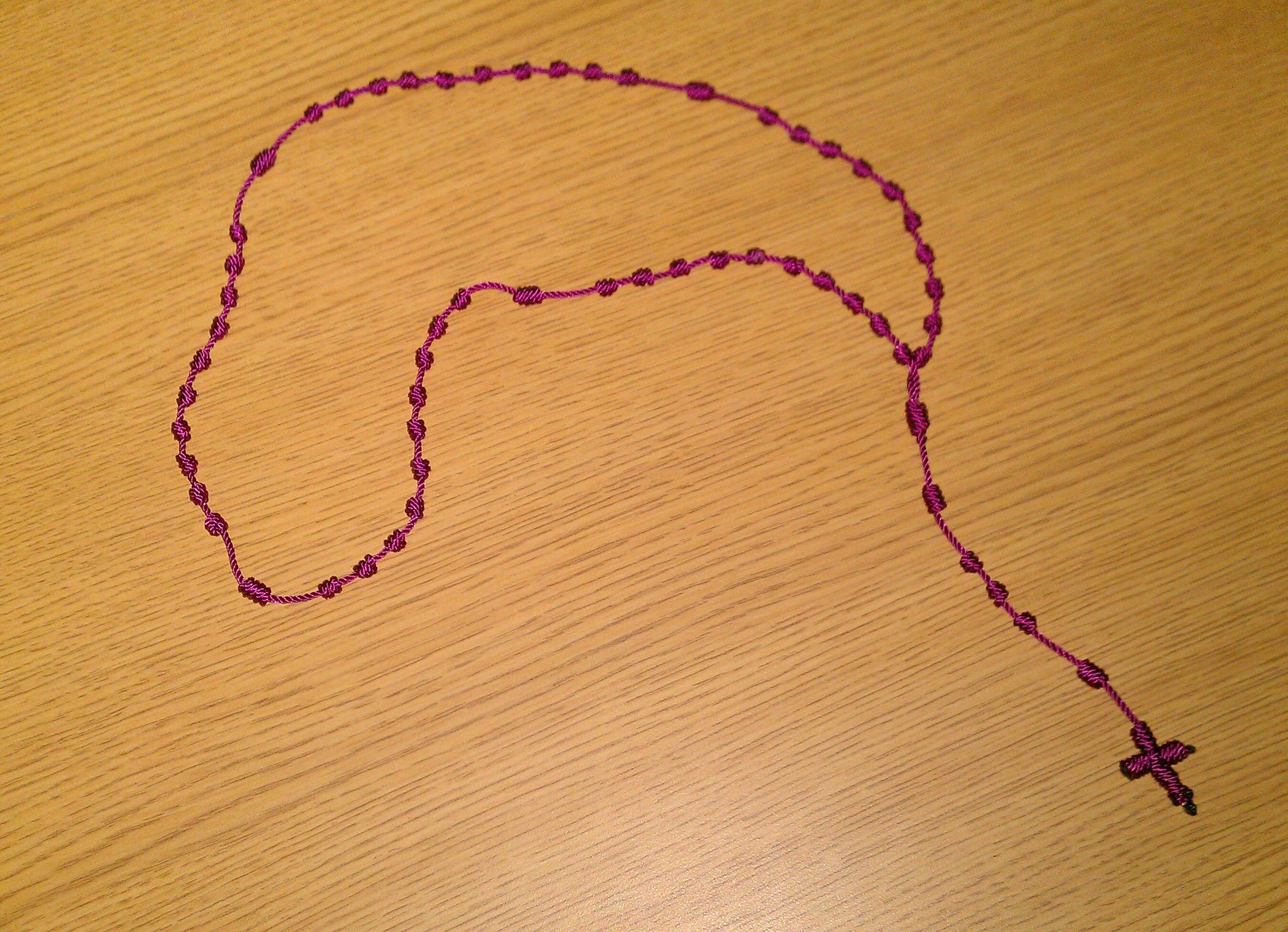 Making a Knotted Rosary 13 Steps Instructables