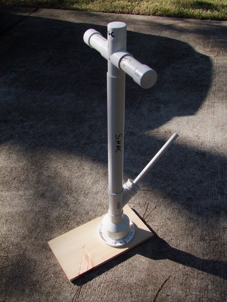 PVC Paper Rocket Launcher 3 Steps