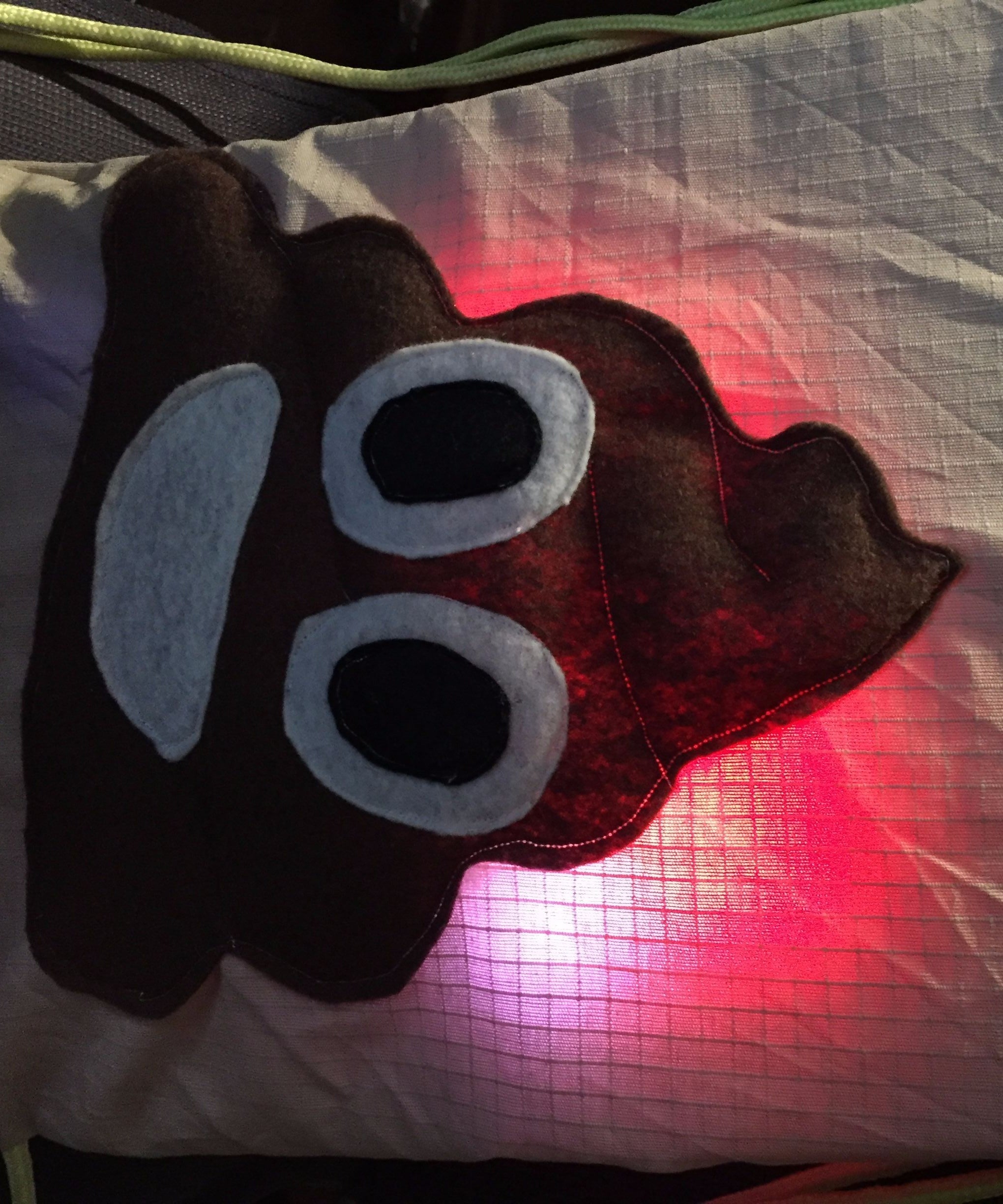 Neopixel Flaming Poop Emoji Bag Instructables