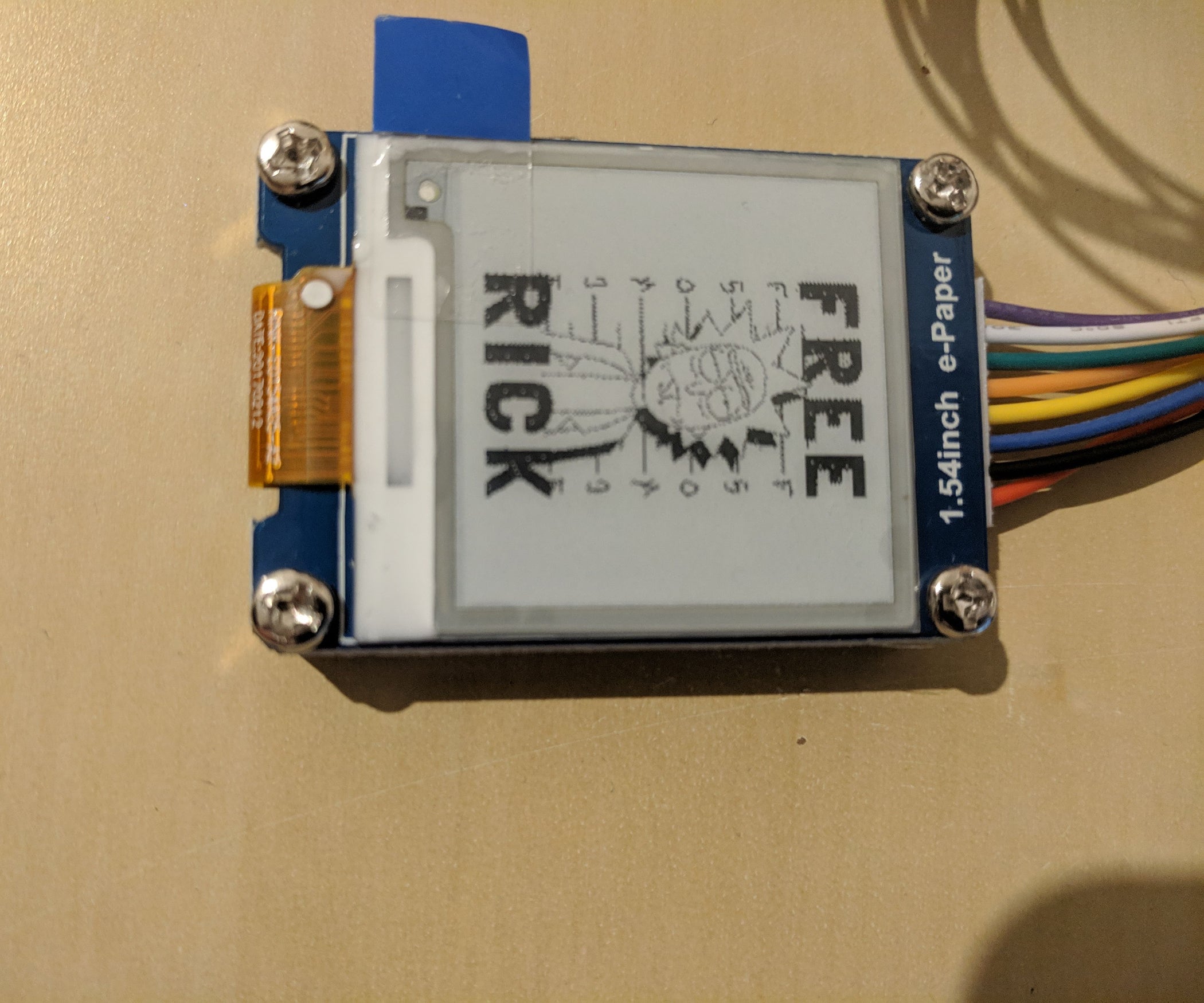 Waveshare EPaper 1.54 Raspberry Pi 5 Steps Instructables