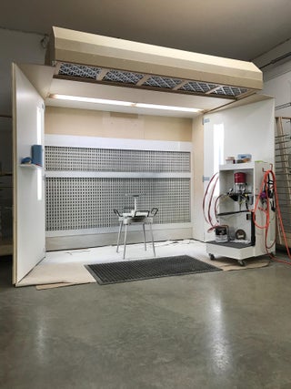 Recirculating Air Spray Booth 9 Steps With Pictures Instructables