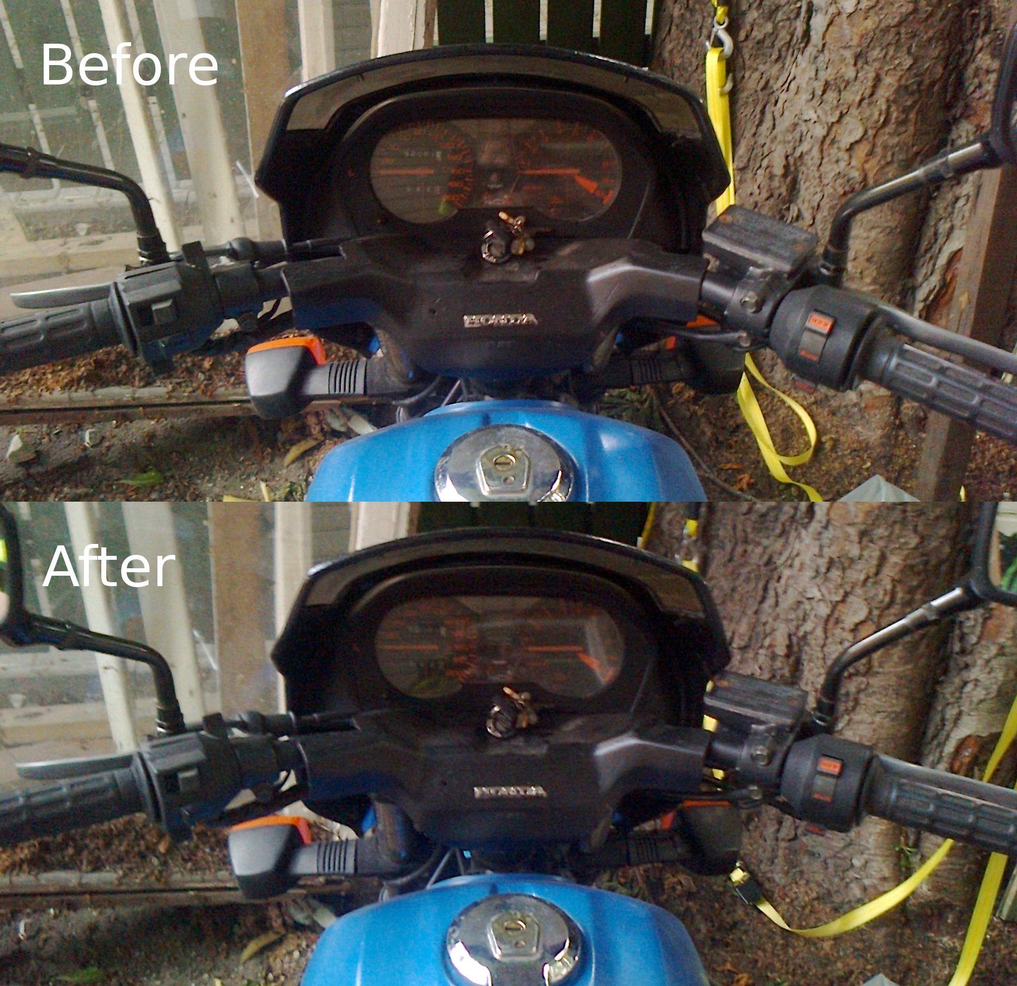 Straighten Bent Handlebar on Motorcycle Instructables