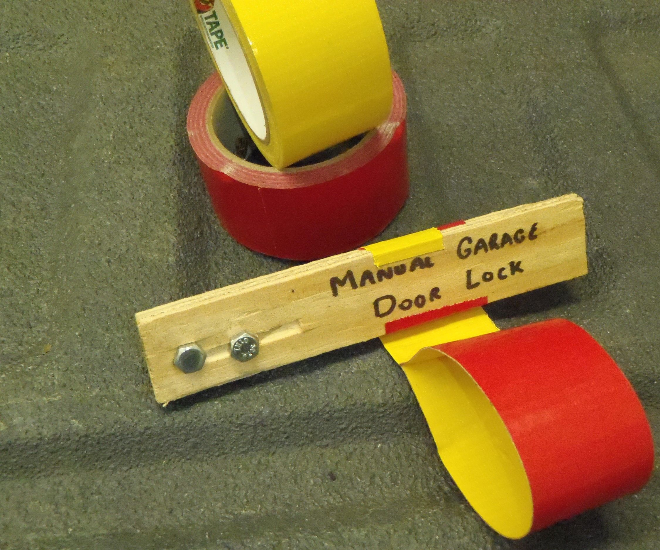 How To Manually Lock Garage Door How To Manually Lock Garage Door