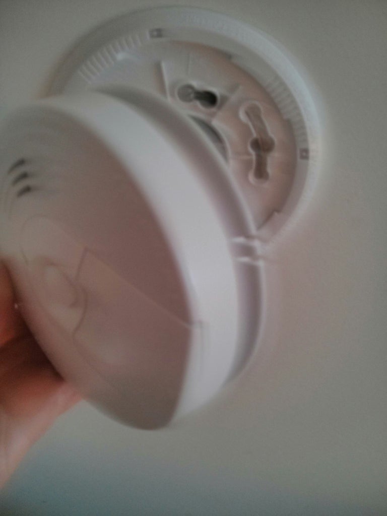 Reach A Smoke Alarm In A Cathedral Ceiling With An Alarm Arm Version 1 8 Steps With Pictures Instructables