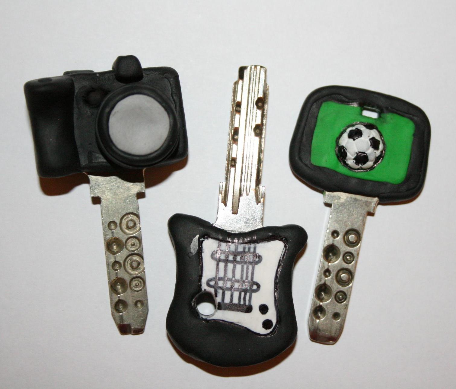 Key Decoration With Polymer Clay 9 Steps Instructables