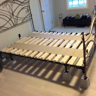 Foundation For Queen Size Memory Foam Bed From Basic Frame 5 Steps Instructables