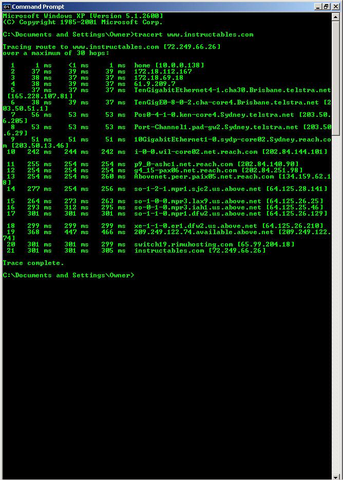 Find the IP Address of a Website Using Command Prompt