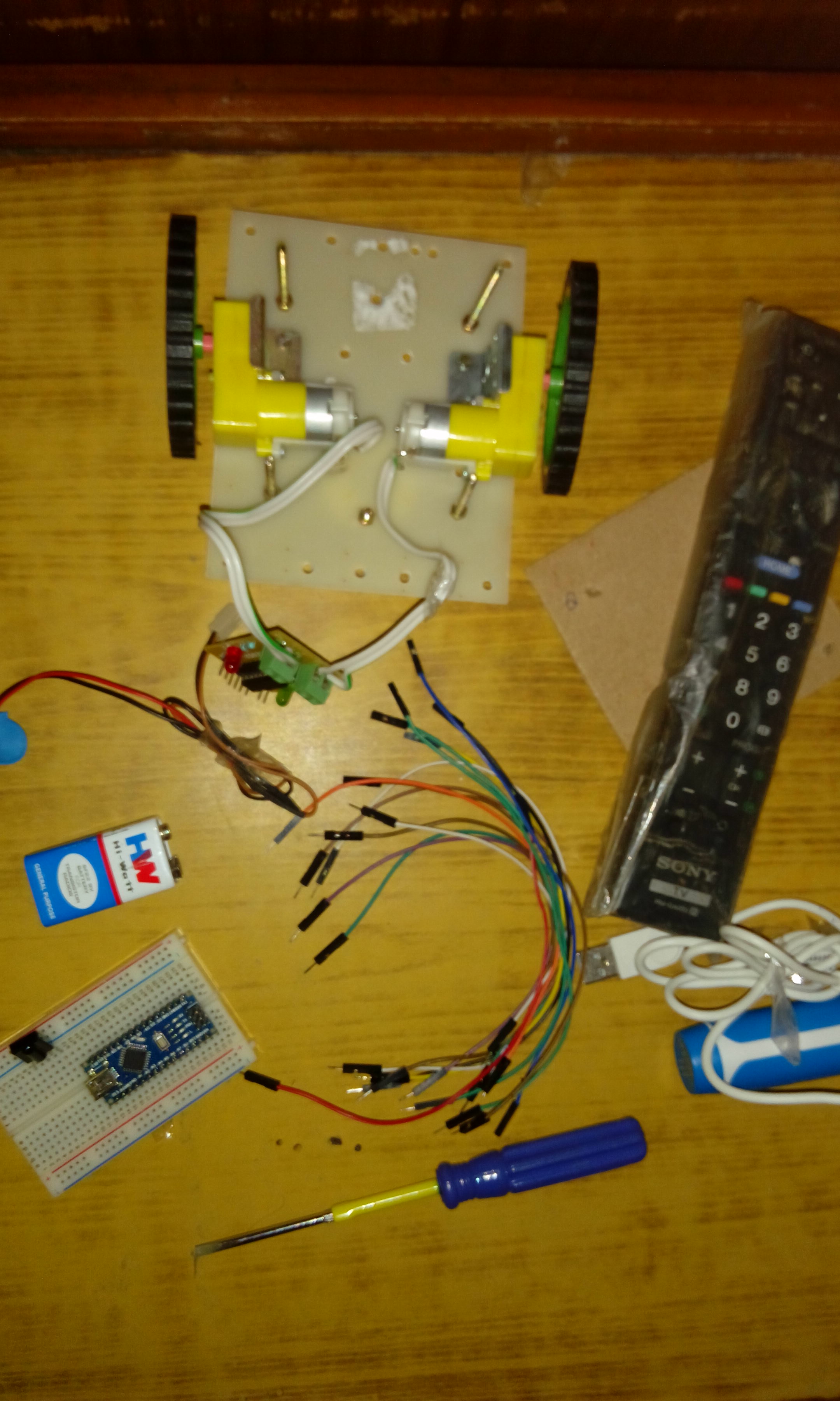 Remote Controlled Robot Using Arduino | Trybotics