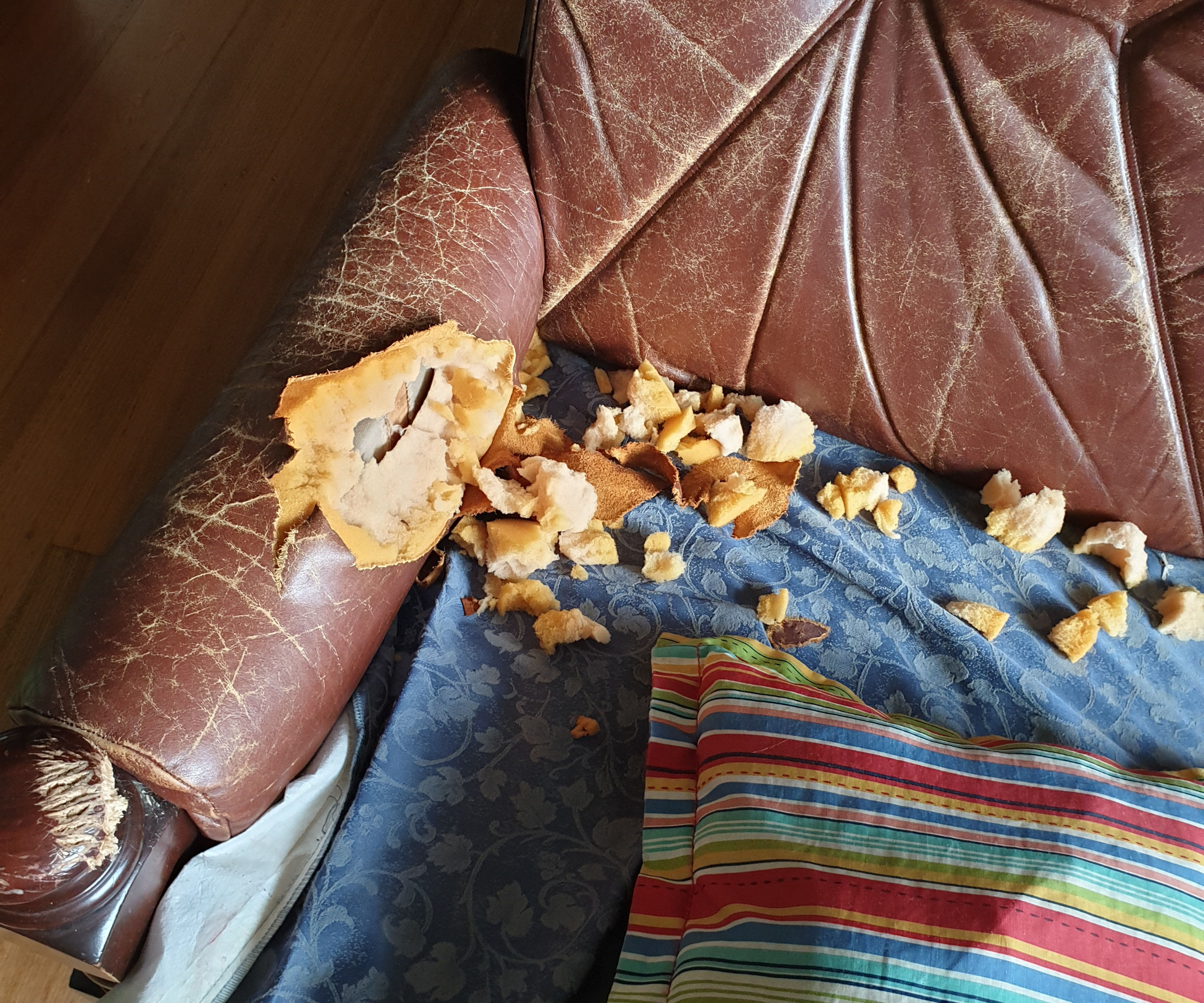 Repair A Damaged Leather Couch Cheaply Easily 4 Steps