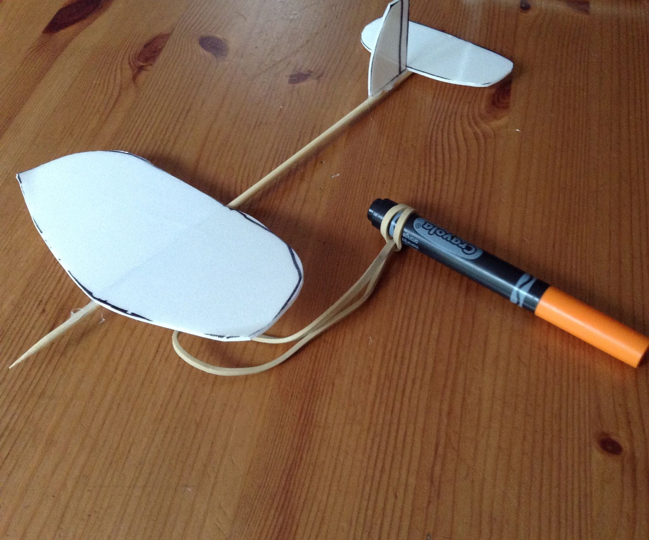 Rubber Band Glider Launcher 6 Steps Instructables