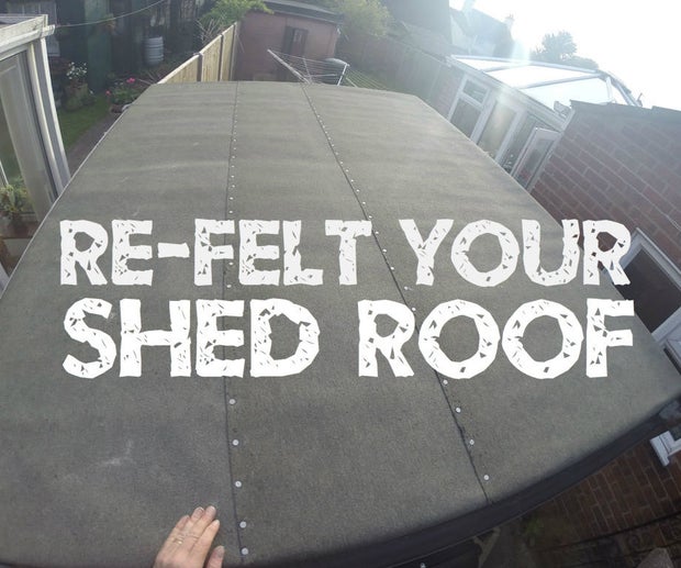Re Felt Your Shed Roof 7 Steps With Pictures Instructables