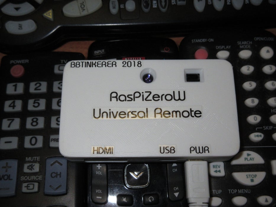 Raspberry Pi Zero Universal Remote 27 Steps With Pictures Instructables