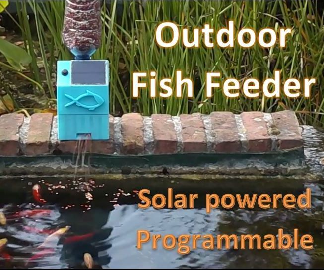 Outdoor Fish Feeder Solar Powered 5 Steps With Pictures